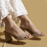 Diamond Block Heels – 3 to 3.5 Inch | Classy, Comfy & Fully Customisable